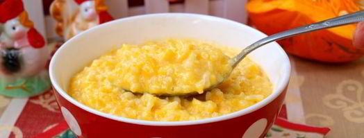 тыквенно-рисовая каша на молоке. Шаг 6