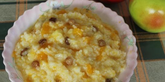 Тыквенная каша с рисом