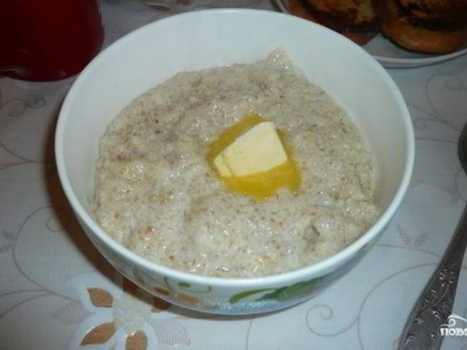 Рецепт ячневой каши на молоке