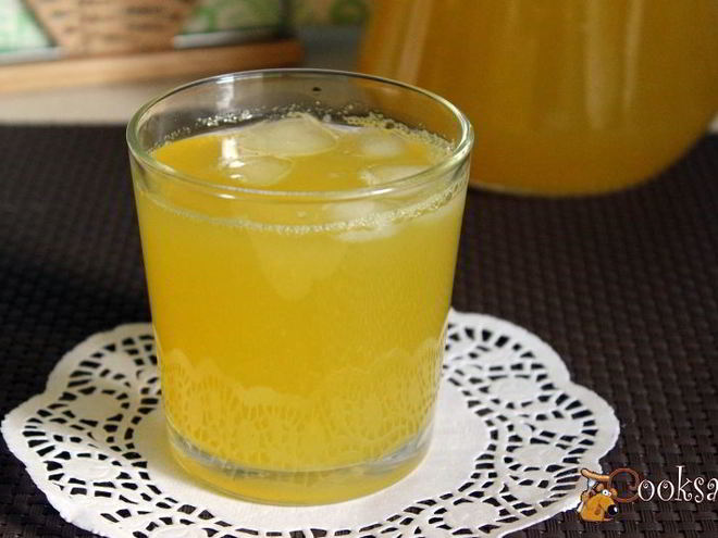 Рецепт апельсинового напитка с зеленым чаем