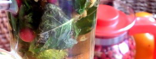 бруснично-ромашковый чай с мятой. Шаг 13