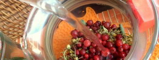 бруснично-ромашковый чай с мятой. Шаг 8