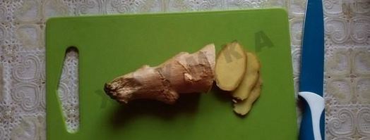 чай с имбирем, лимоном и яблоками. Шаг 3