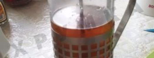 чай с имбирем, лимоном и яблоками. Шаг 9