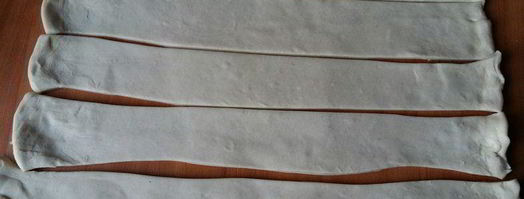 чайные розочки в слоеном тесте. Шаг 6