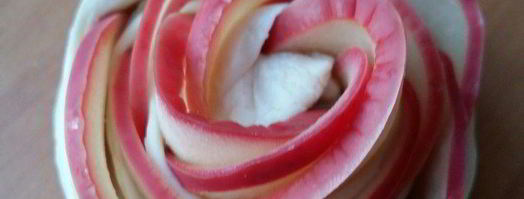 чайные розочки в слоеном тесте. Шаг 11