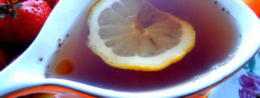 имбирный чай с клубникой. Шаг 14