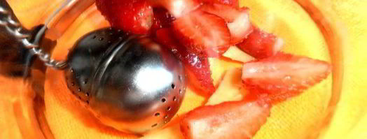 имбирный чай с клубникой. Шаг 7