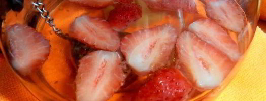 имбирный чай с клубникой. Шаг 8