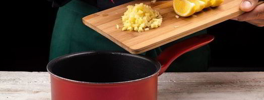 имбирный чай с яблоком и лаймом. Шаг 5