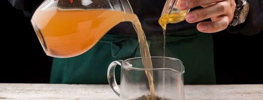 имбирный чай с яблоком и лаймом. Шаг 7