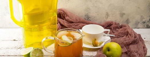 имбирный чай с яблоком и лаймом. Шаг 8