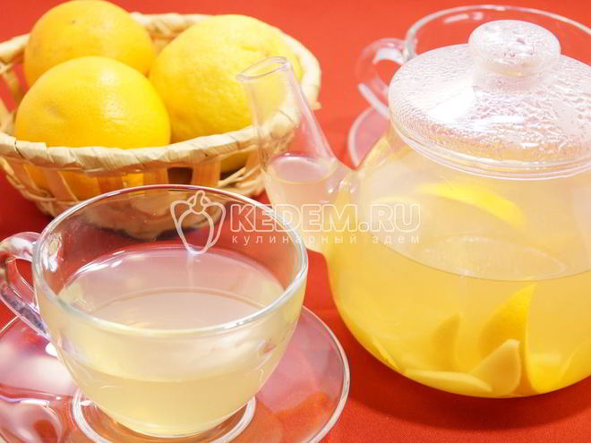 Рецепт имбирного чая