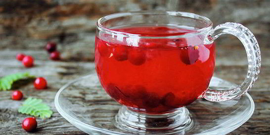 Клюквенно-апельсиновый чай