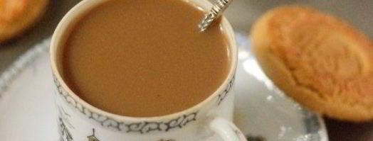 кофе-чай — молочный чай с кофе из гонконга. Шаг 3