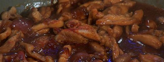 курица в чайно-соевом соусе с белой фасолью. Шаг 5