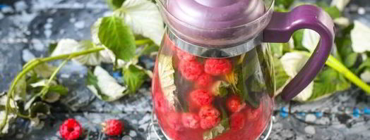 малиновый чай. Шаг 10