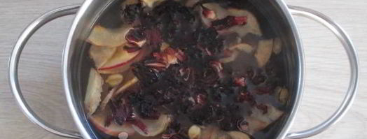 безалкогольный глинтвейн из каркаде. Шаг 9