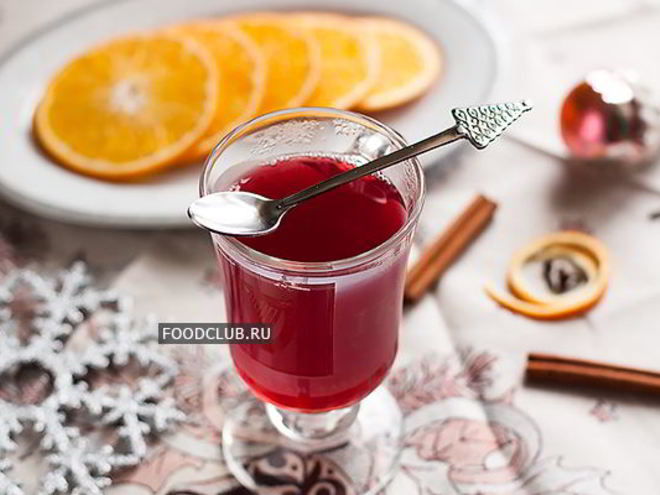 Рецепт безалкогольного ягодного глинтвейна