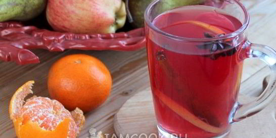 Глинтвейн безалкогольный из сока
