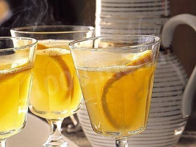 Рецепт глинтвейна из белого вина с апельсином