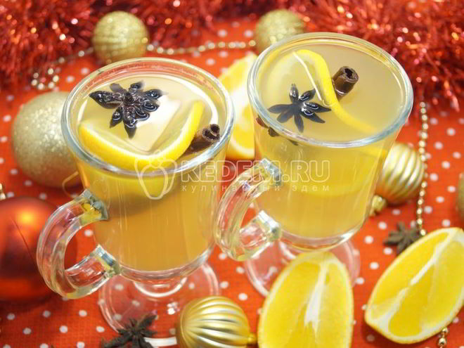 Рецепт глинтвейна из белого вина