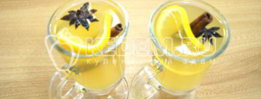 глинтвейн из белого вина. Шаг 9