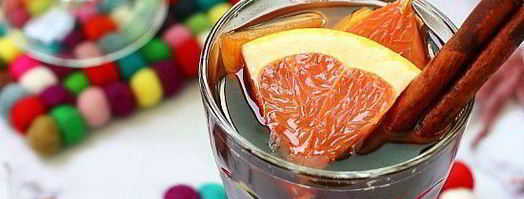 глинтвейн с грейпфрутом и яблоком. Шаг 7