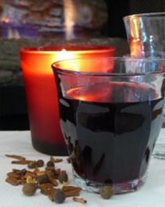 Глинтвейн с изюмом и апельсином