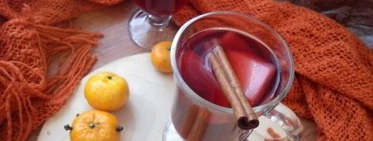 глинтвейн с мандаринами на ягодном соке. Шаг 3