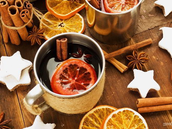 Рецепт гранатового глинтвейна