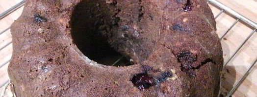 шоколадный гугельхупф с вишней на глинтвейне. Шаг 13