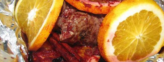 свинина глинтвейн с апельсинами. Шаг 6