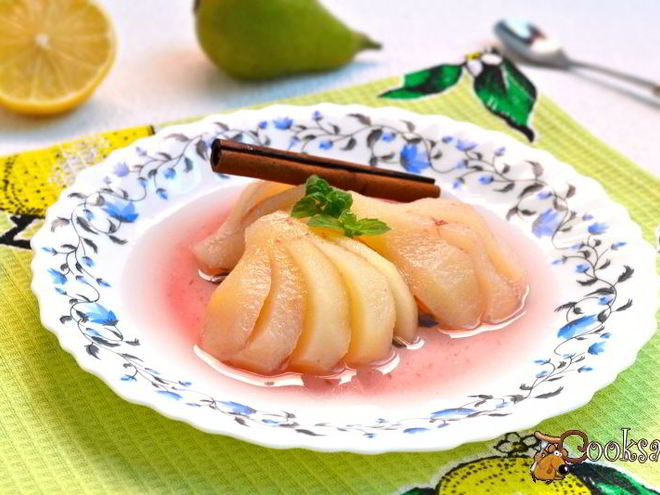 Рецепт груш вареных в сиропе