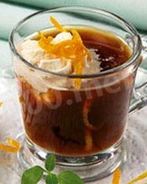 Холодный апельсиновый сок с кофе по-бразильски