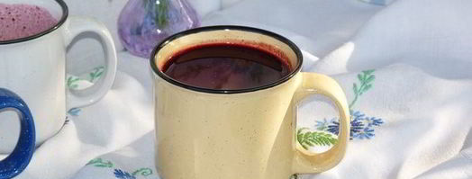 бархатный чернично-сливочный кисель. Шаг 6