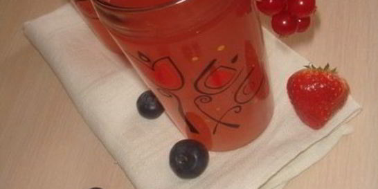 Домашний клубничный кисель