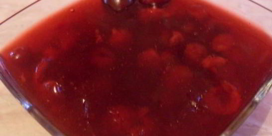 Кисель из черешни