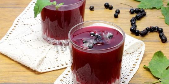 Кисель из черной смородины