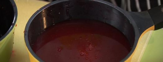 кисель из клюквы с тропическими фруктами. Шаг 3