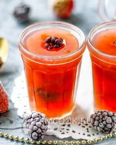 Кисель из крахмала и компота