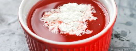 кисель из крахмала и компота. Шаг 7