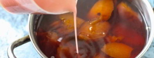 кисель из крахмала и компота. Шаг 9