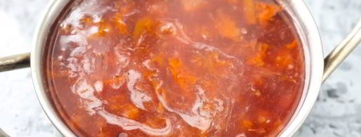 кисель из крахмала и компота. Шаг 10