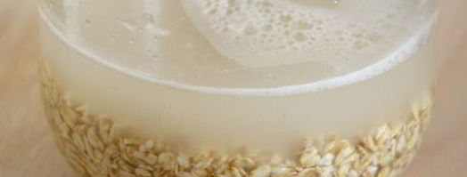 кисель из овсяных хлопьев с липовым медом. Шаг 5