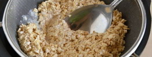 кисель из овсяных хлопьев с липовым медом. Шаг 6