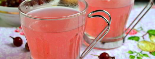 кисель из розового крыжовника. Шаг 7