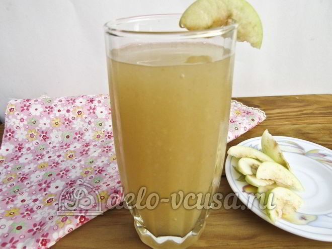 Рецепт киселя из яблок
