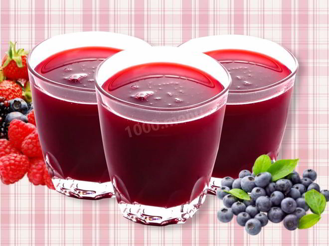 Рецепт киселя из замороженных ягод черники