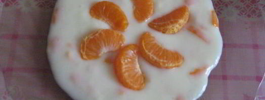 кисель молочный с мандаринами. Шаг 5